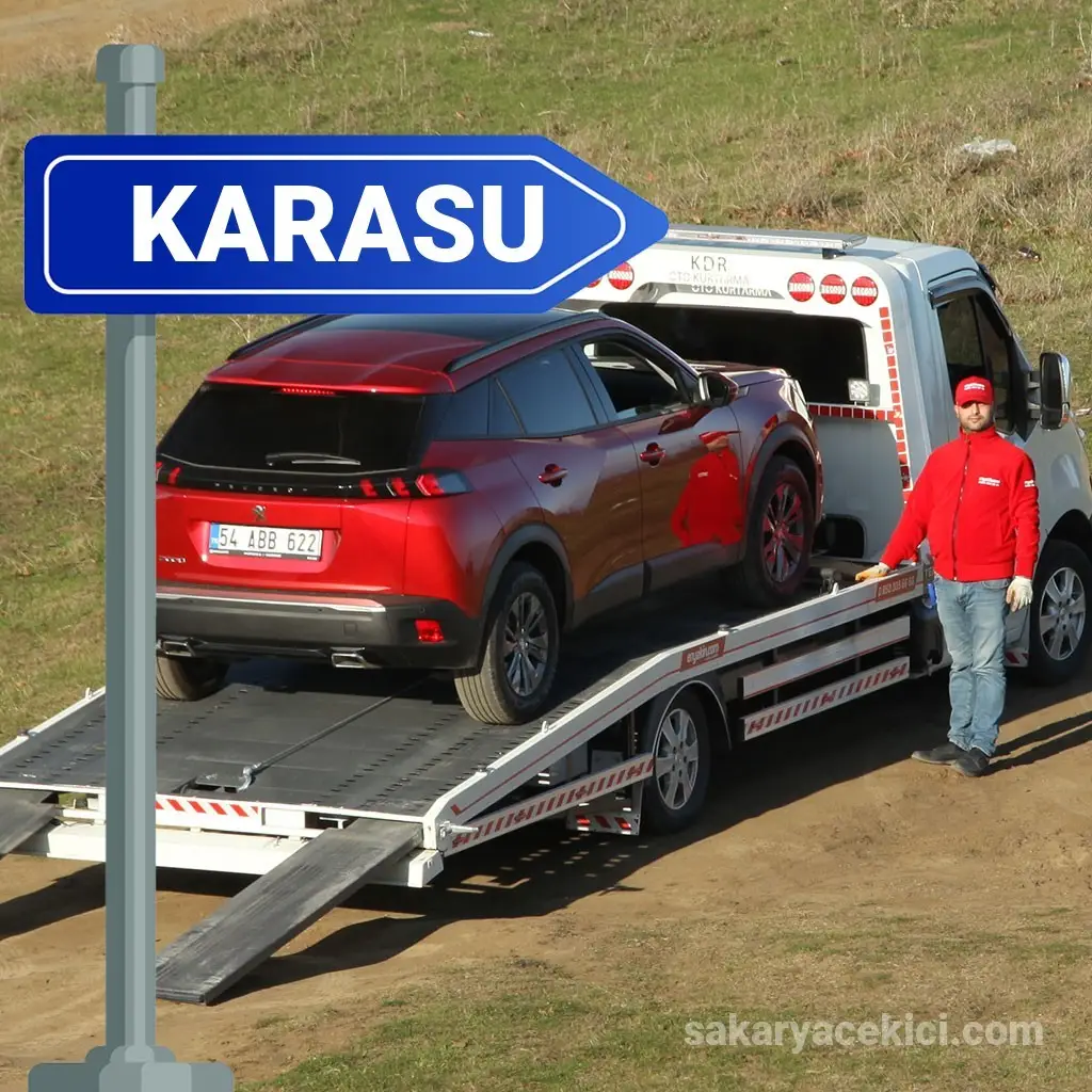 Sakarya Nehri Kıyısında Güvenli Çekici Çözümleri - Karasu Çekici